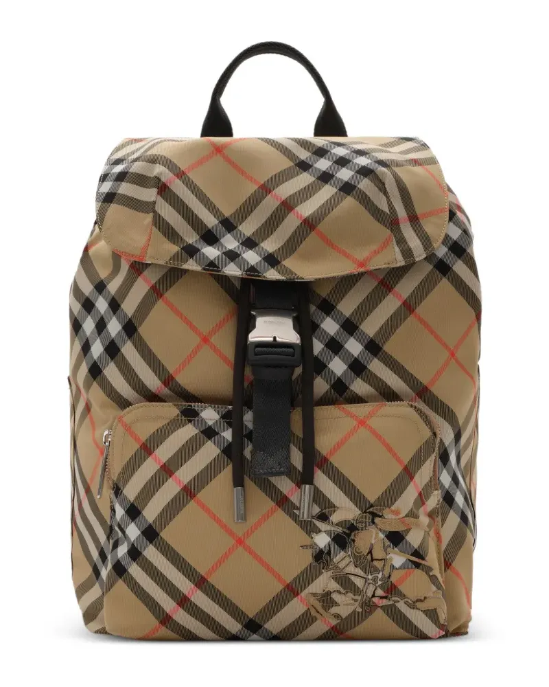 Burberry check backpack - Nude Nude
