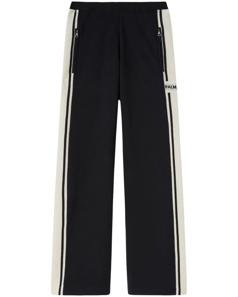 Palm Angels Gestrickte Jogginghose - Schwarz Schwarz