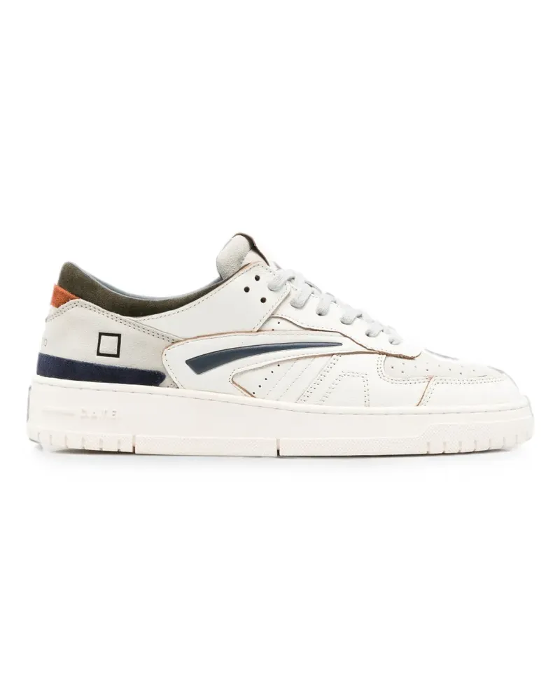 D.A.T.E. Tornado leather sneakers - Nude Nude