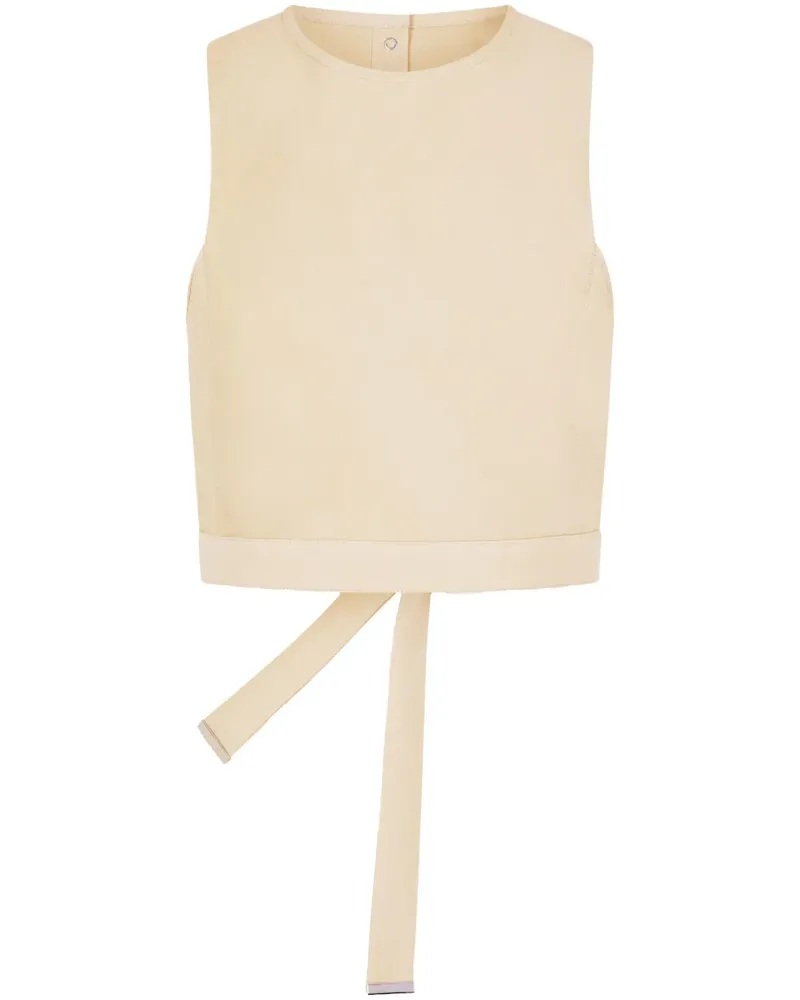 Paco Rabanne Cropped-Top - Nude Nude