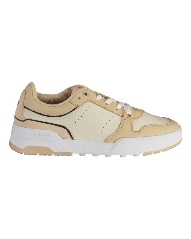 Tommy Hilfiger panelled leather sneakers - Nude Nude