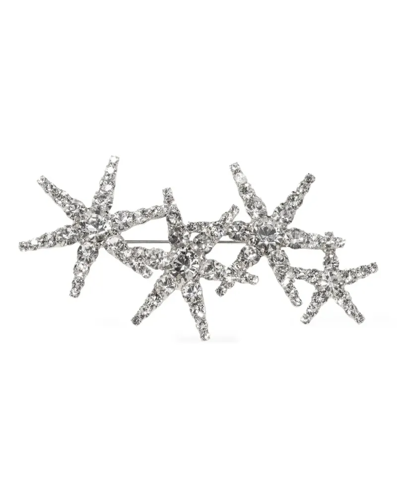 Jennifer Behr Star Vespera Haarspange mit Kristallen - Silber Silber