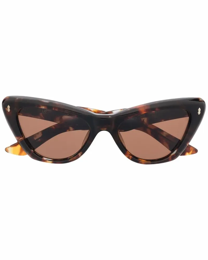 Jacques Marie Mage Kelly Sonnenbrille - Braun Braun
