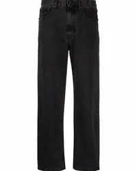 McQ Jeans mit weitem Bein Schwarz