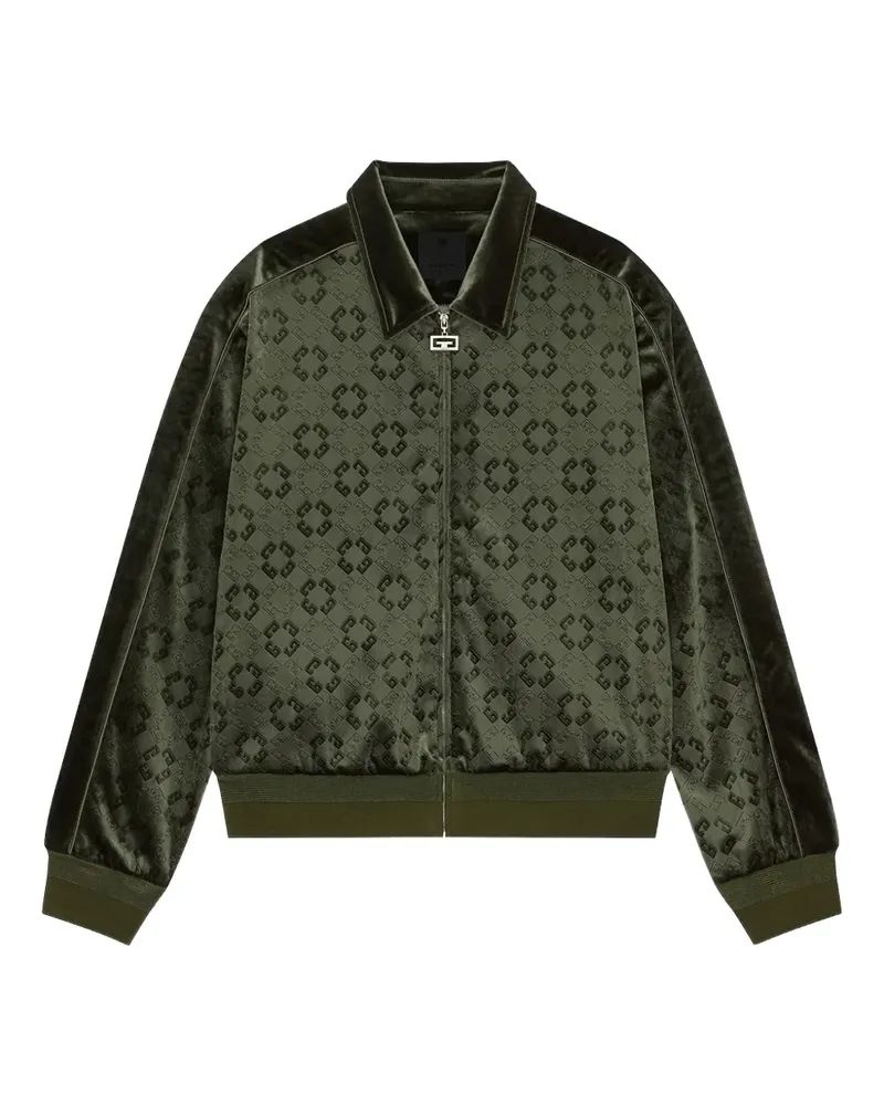 Givenchy 4G Bomberjacke aus Samt - Grün Grün