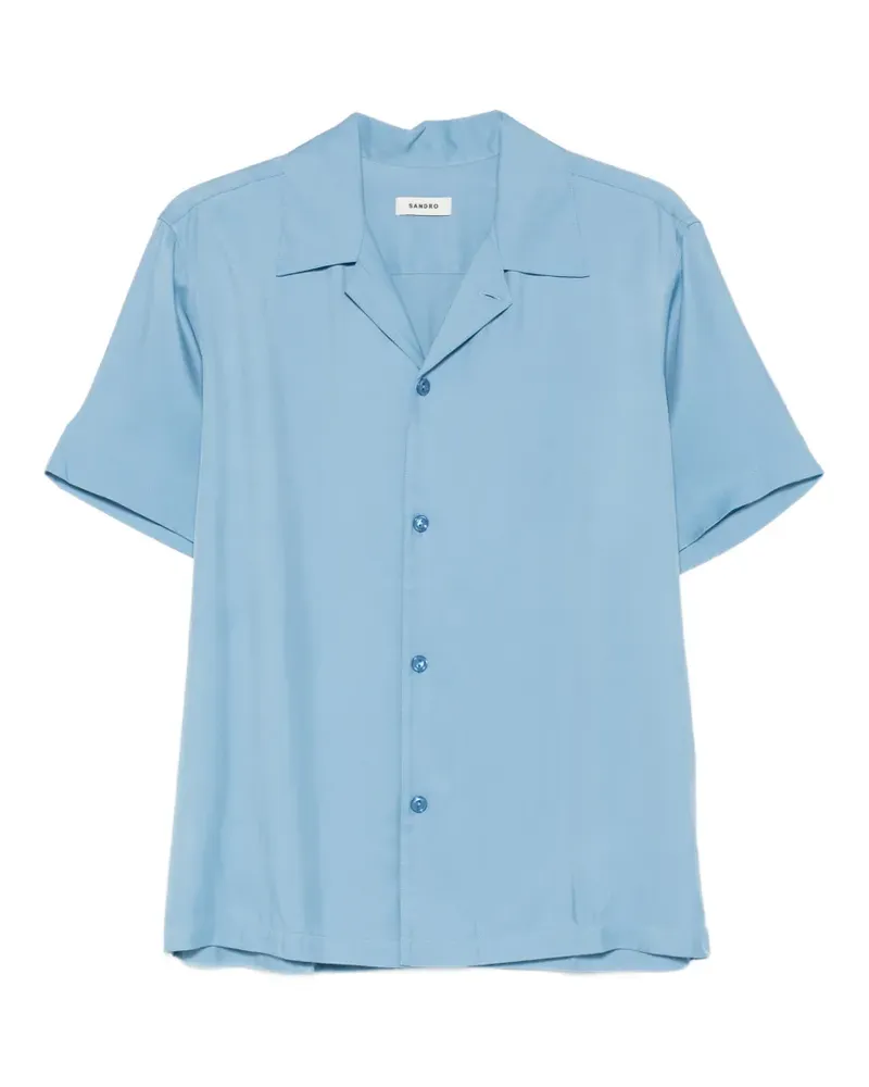 Sandro buttoned sky blue shirt - Blau Blau