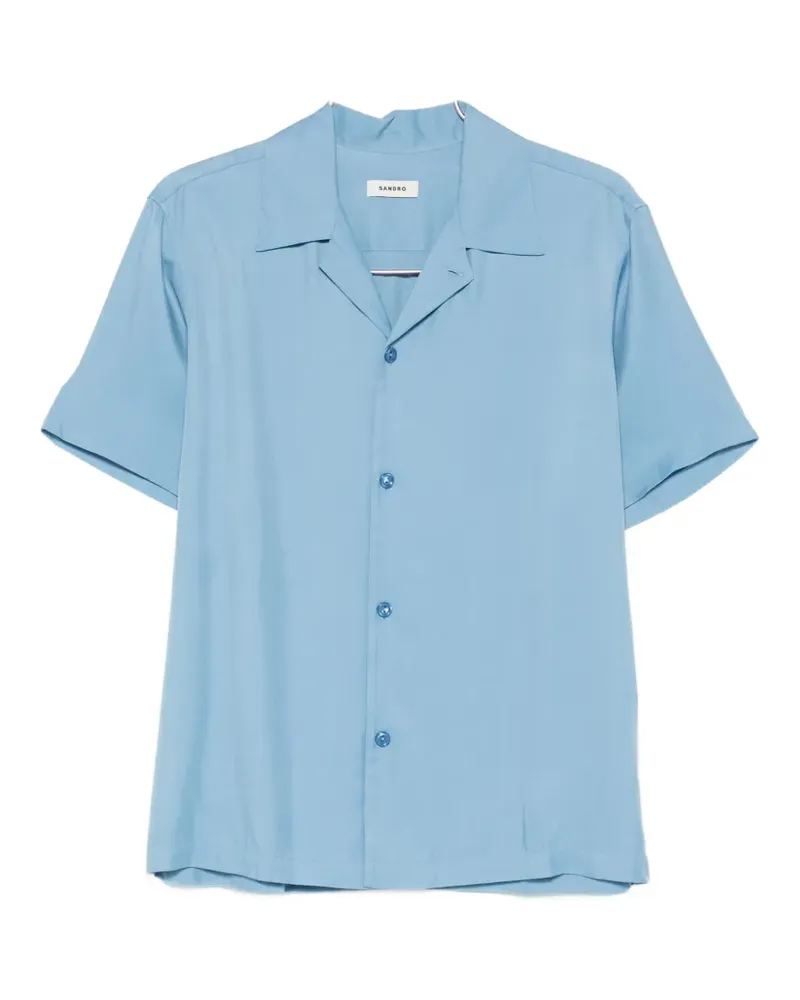 Sandro buttoned sky blue shirt - Blau Blau