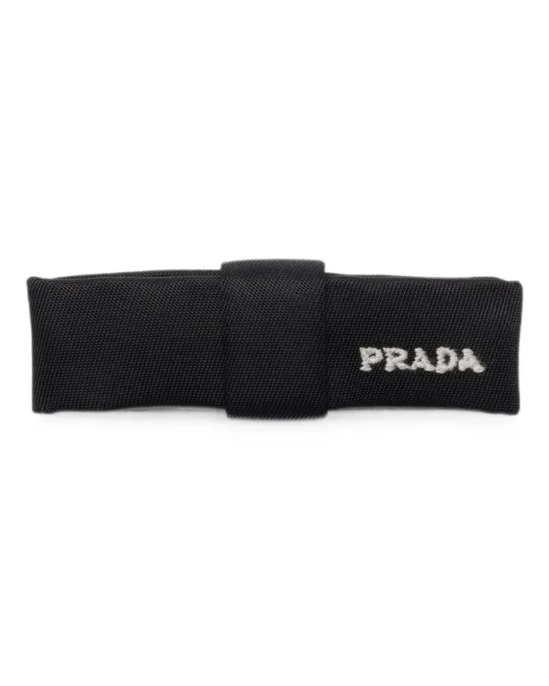 Prada Re-Nylon hair clip - Schwarz Schwarz