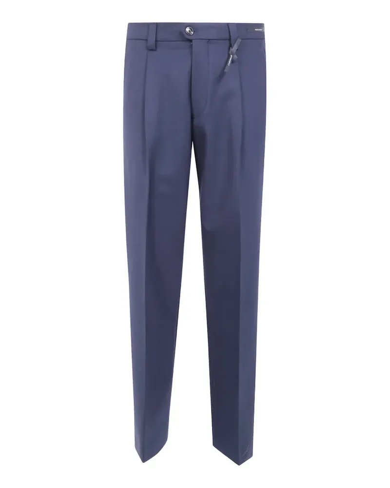 MICHAEL COAL pleated-detail chino trousers - Blau Blau