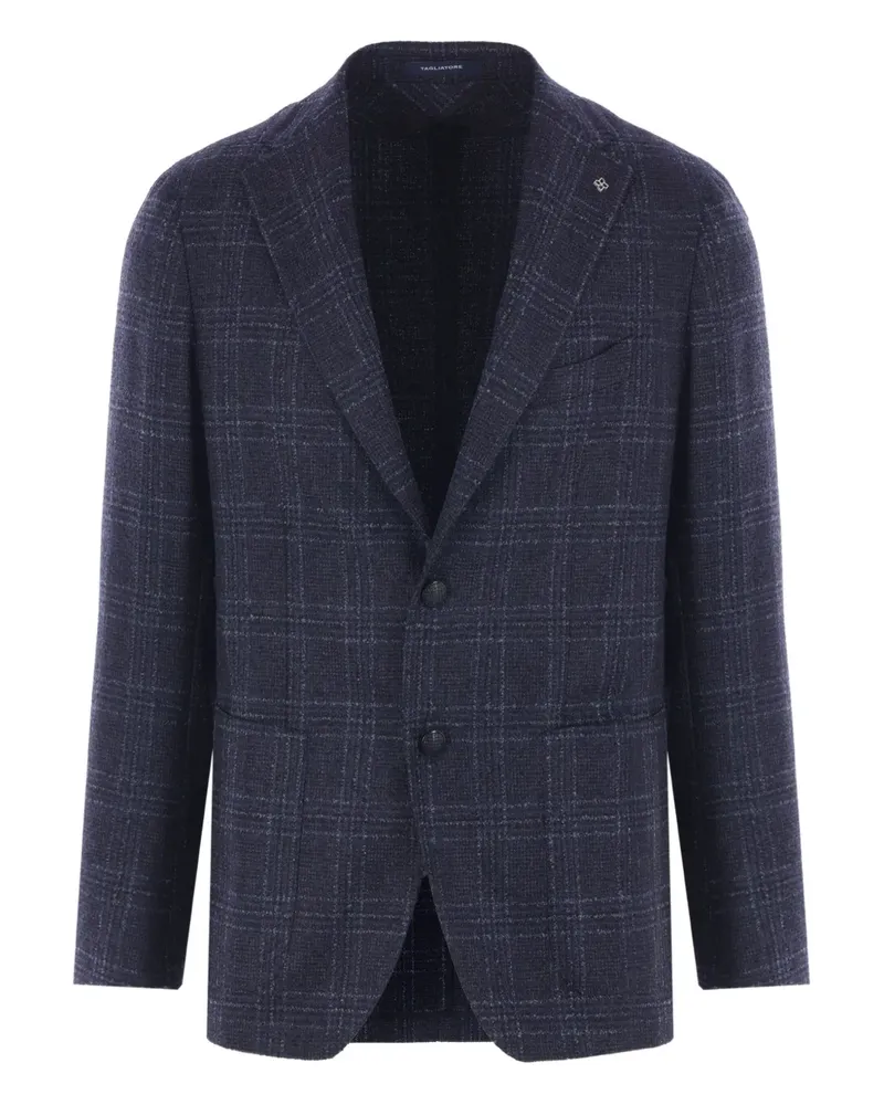 Tagliatore Kariertes Sakko - Blau Blau