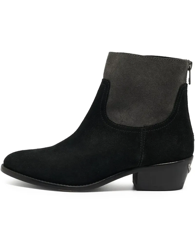 Zadig & Voltaire 2024 pre-owned Stiefeletten aus Wildleder - Schwarz Schwarz