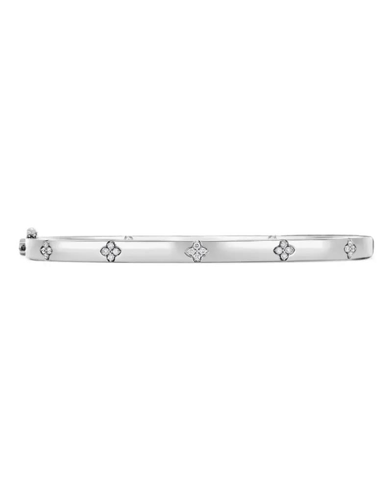 Roberto Coin Love In Verona diamond bangle - Silber Silber