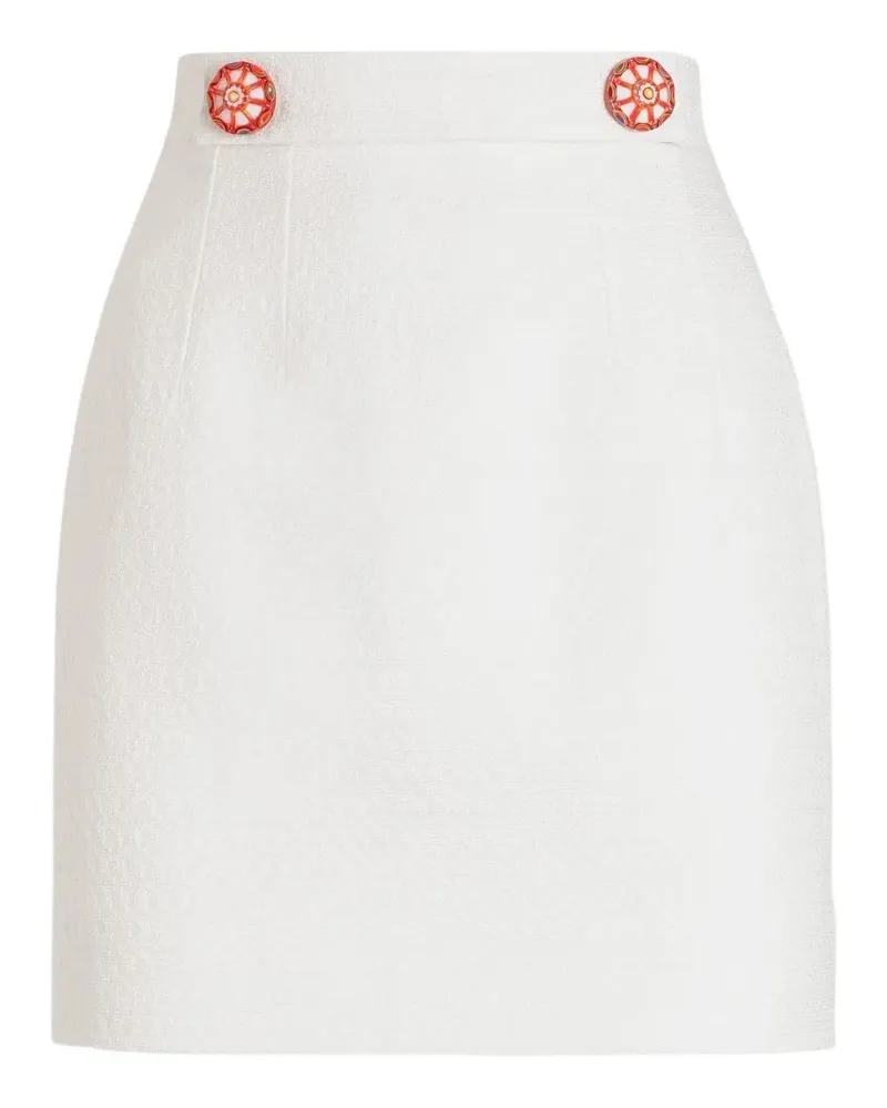 Dolce & Gabbana Minirock aus Stoff - Weiß Weiß