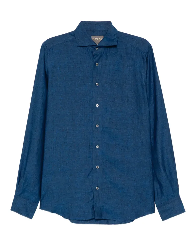 N.Peal Cannes Hemd - Blau Blau
