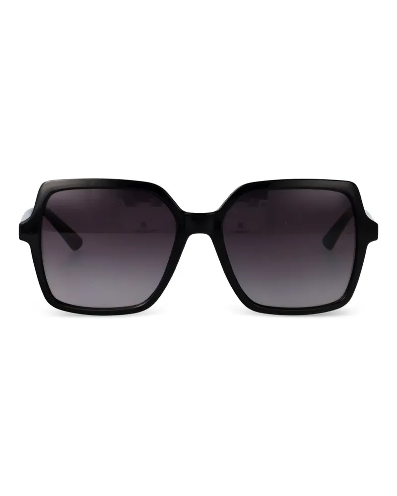 Calvin Klein Butterfly geometric-frame sunglasses - Schwarz Schwarz