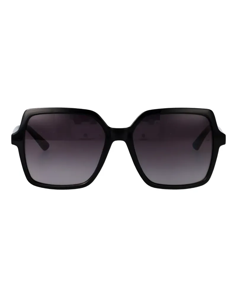 Calvin Klein Butterfly geometric-frame sunglasses - Schwarz Schwarz