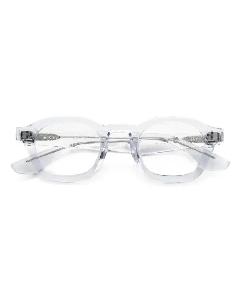 AKILA Logos Brille mit geometrischem Gestell - Grau Grau
