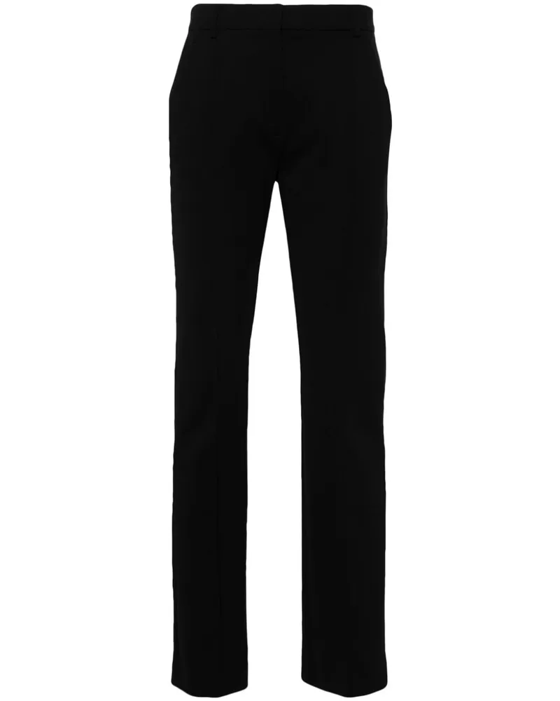 SPORTMAX Schmale Jersey-Hose - Schwarz Schwarz