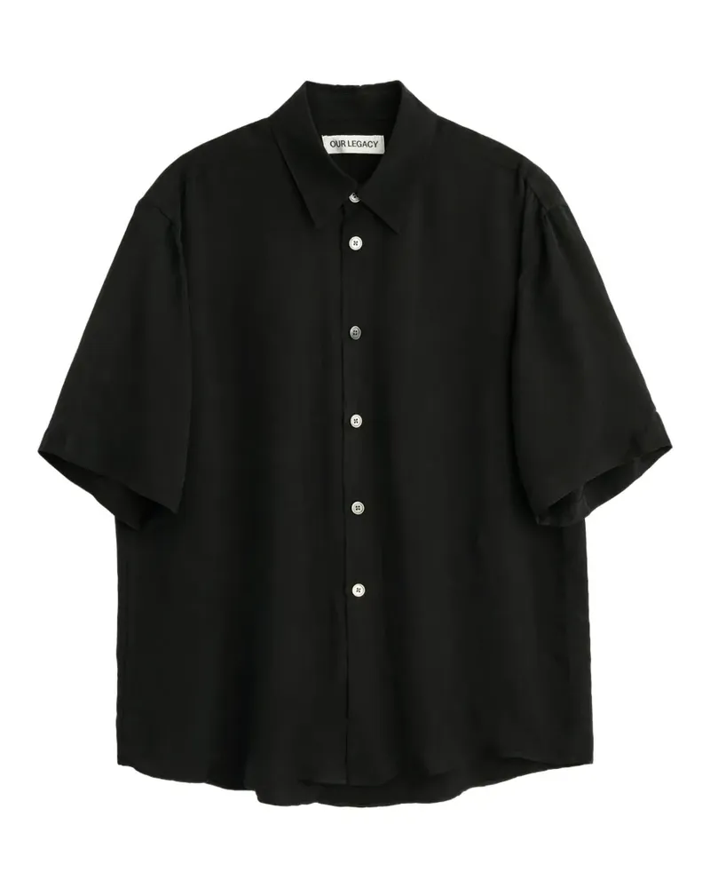 Our Legacy Beyond short-sleeve shirt - Schwarz Schwarz
