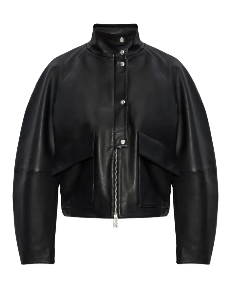 By Malene Birger button flap jacket - Schwarz Schwarz