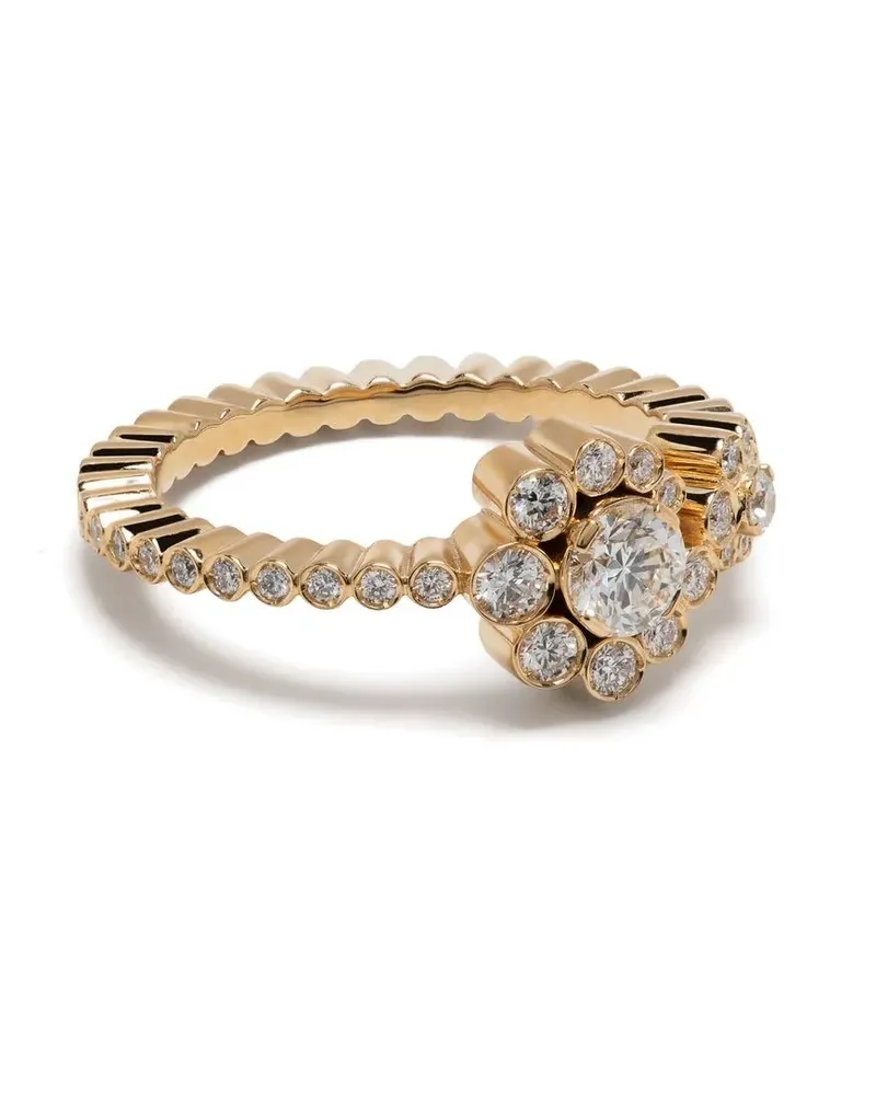 Sophie Bille Brahe 18kt Gelbgoldring mit Diamanten Gold