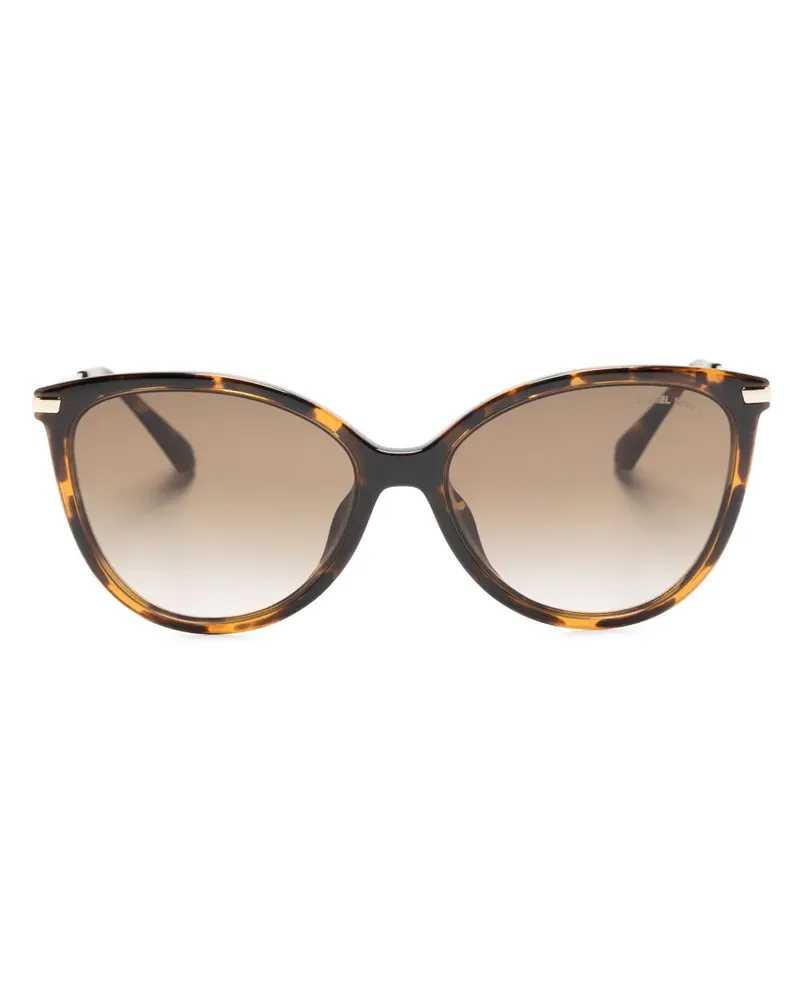 Michael Kors Cat-Eye-Sonnenbrille in Schildpattoptik - Braun Braun