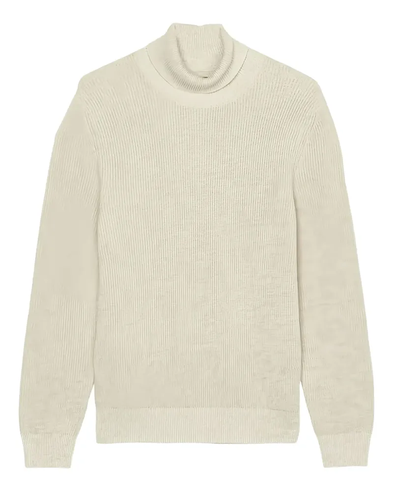 Marc O'Polo Gerippter Pullover mit Rollkragen - Nude Nude