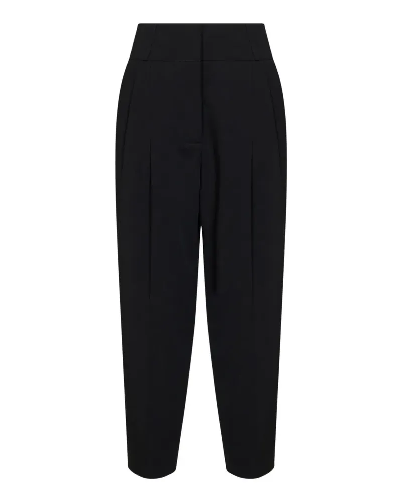 Totême Ballonhose mit Falten - Schwarz Schwarz