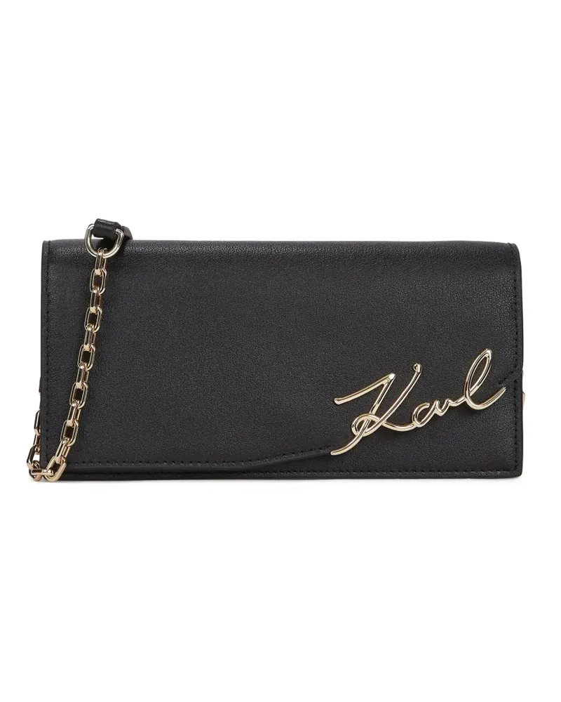 Karl Lagerfeld K/Signature Portemonnaie - Schwarz Schwarz