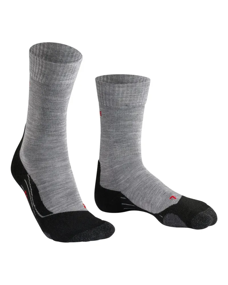 Falke TK2 explore ribbed socks - Grau Grau