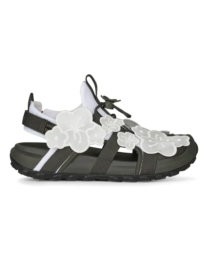 Cecilie Bahnsen x The North Face Sandalen mit Blumenapplikation - Grün Grün