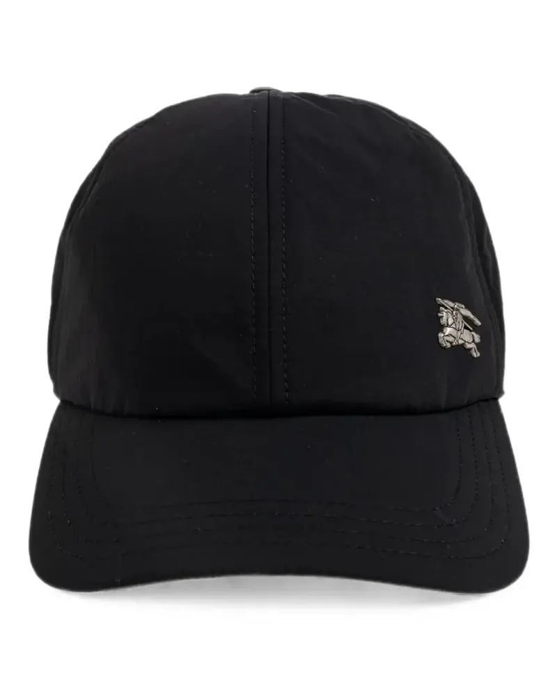 Burberry plaque baseball cap - Schwarz Schwarz