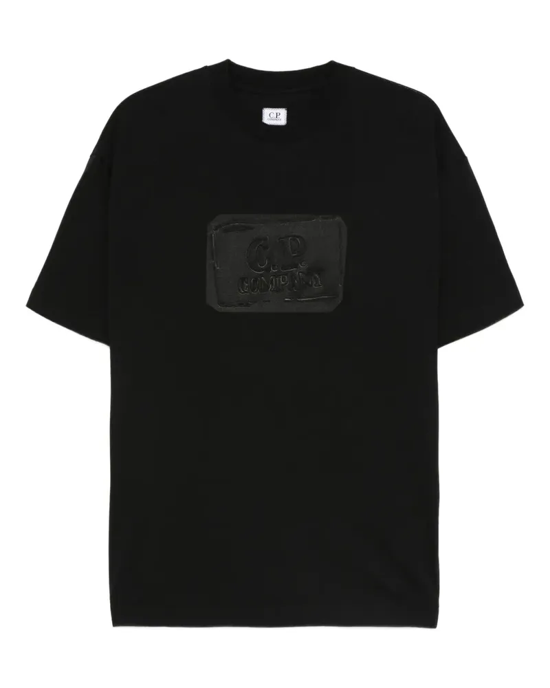 C.P. Company T-Shirt mit Logo-Detail - Schwarz Schwarz