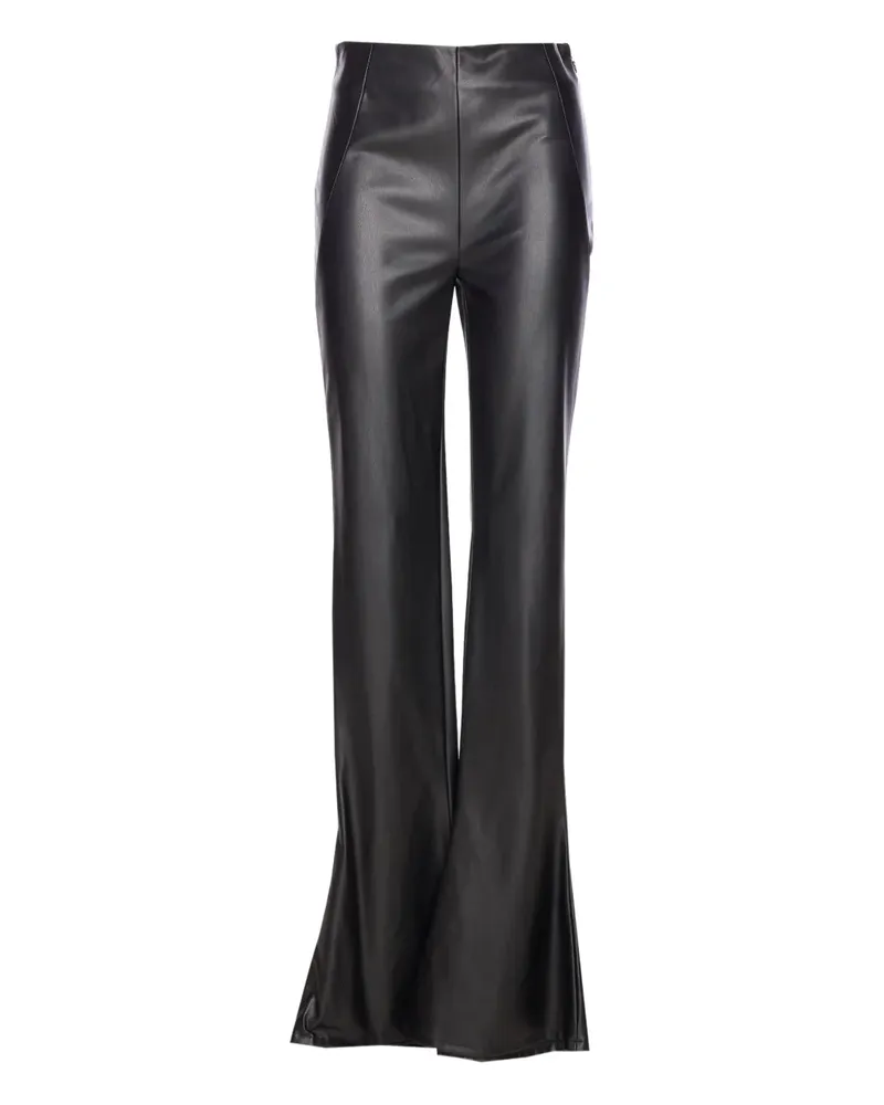 Aniye By Faux-Leder-Hose mit seitlichem Reißverschluss - Schwarz Schwarz