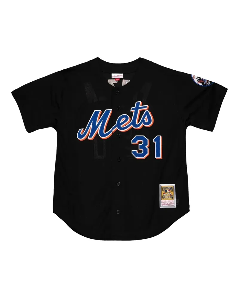 Mitchell & Ness New York Mets 2000 Mike Piazza Trikot - Schwarz Schwarz