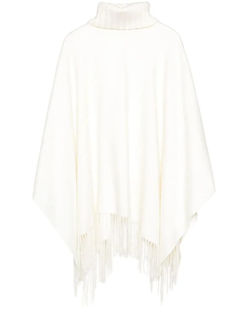Fabiana Filippi Platinum Lucky Poncho - Weiß Weiß
