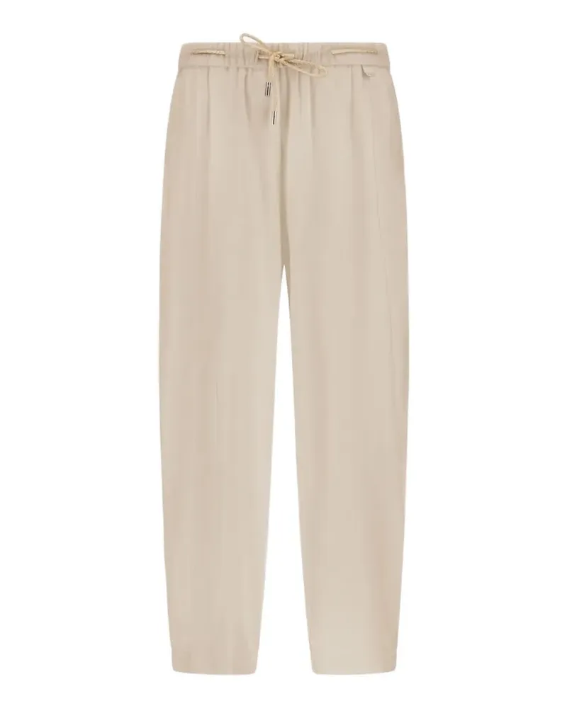 Herno drawstring-waist trousers - Nude Nude