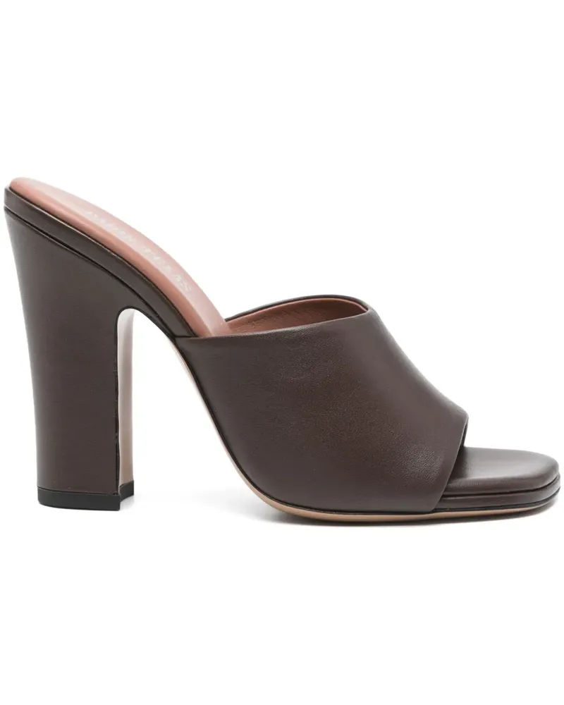 Paris Texas Ava Mules 100mm - Braun Braun