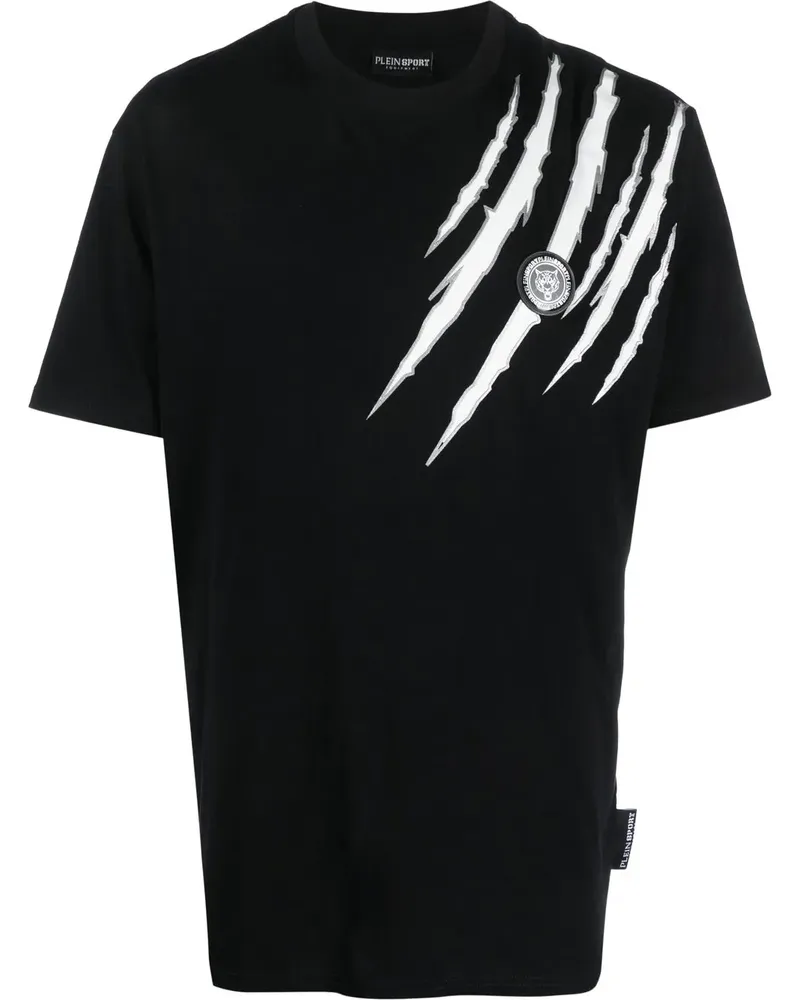 Philipp Plein T-Shirt mit grafischem Print - Schwarz Schwarz