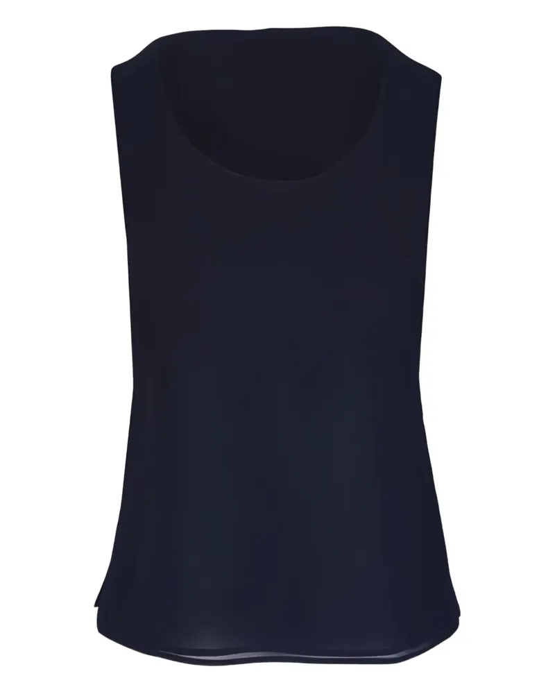 Akris sleeveless blouse - Blau Blau