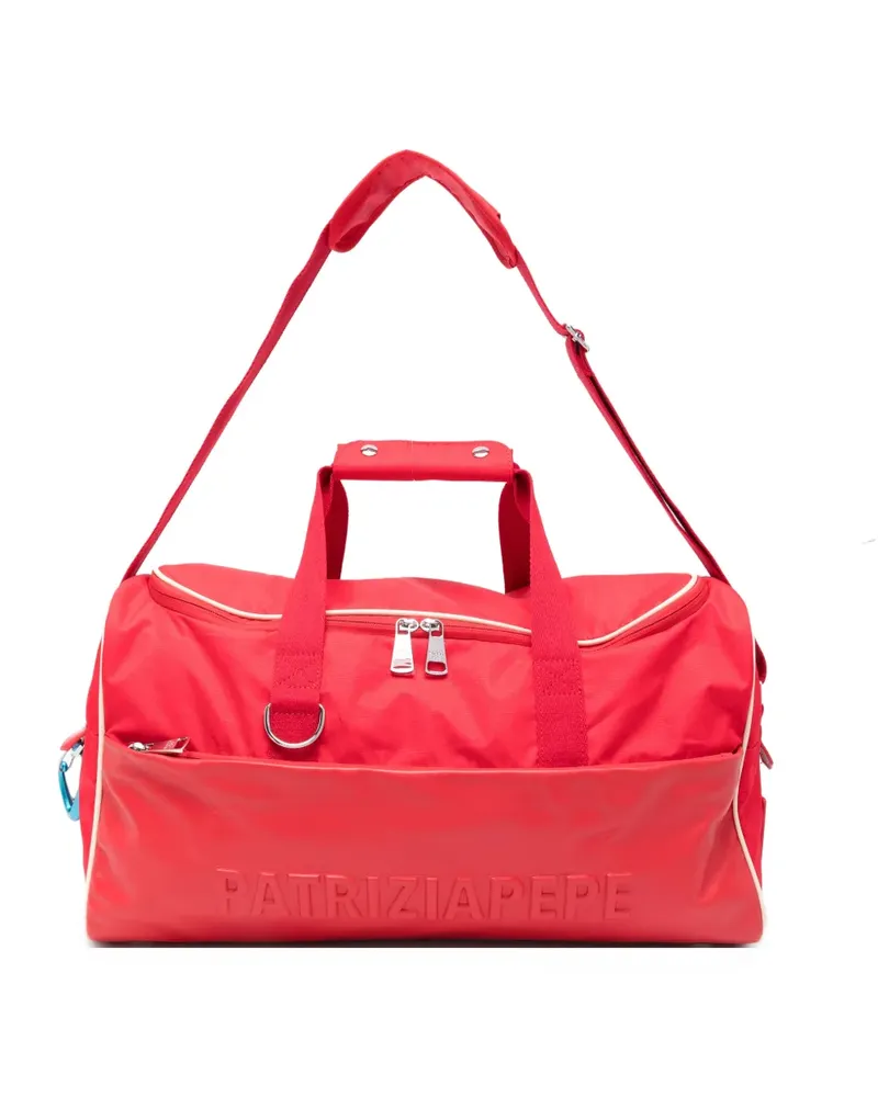 Patrizia Pepe Reisetasche mit Logo-Prägung - Rot Rot