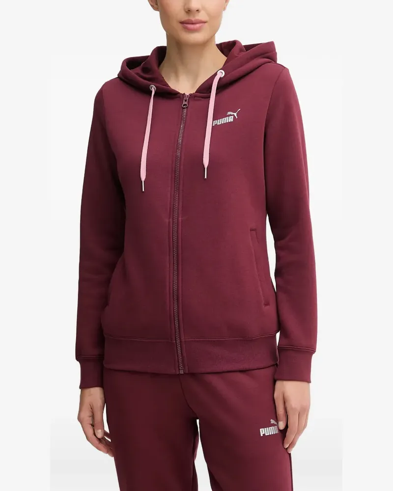 Puma Jogginganzug im Metallic-Look - Rot Rot