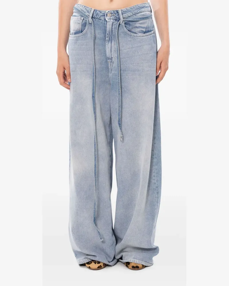 Cycle Jeans mit weitem Bein - Blau Blau