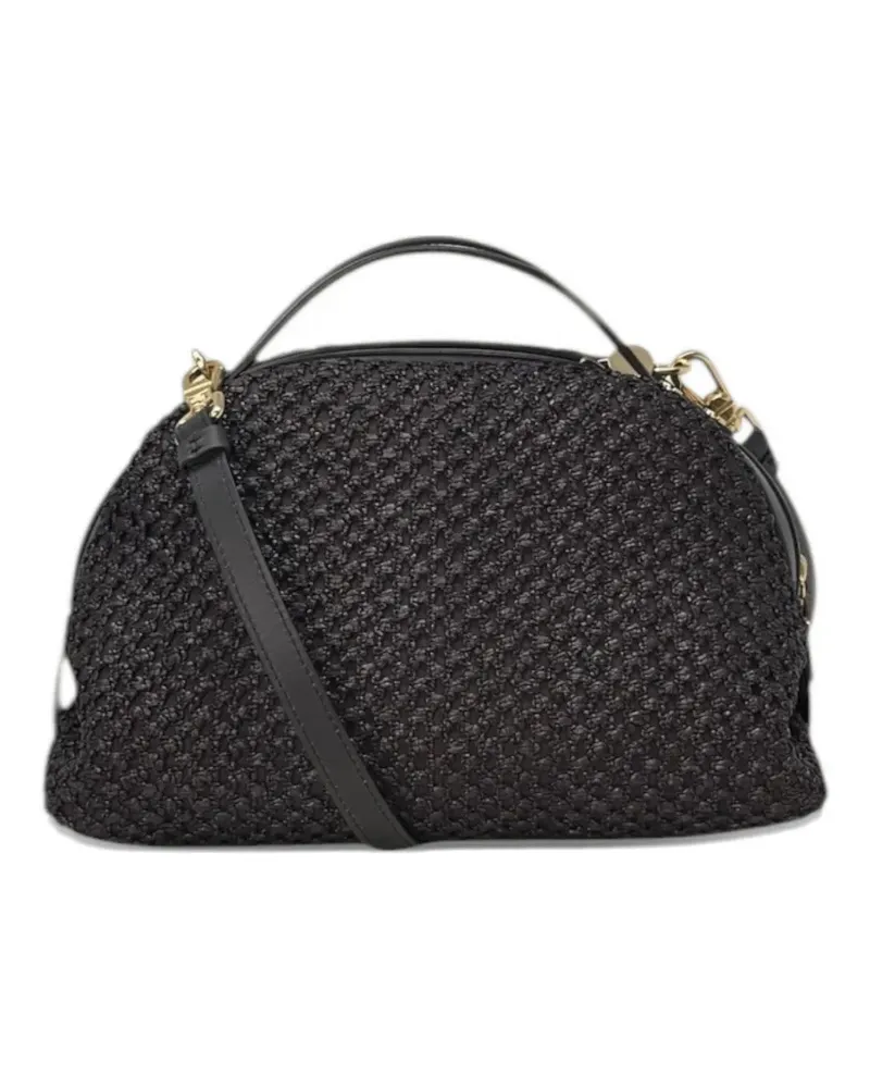 Borbonese small Bowler shoulder bag - Schwarz Schwarz