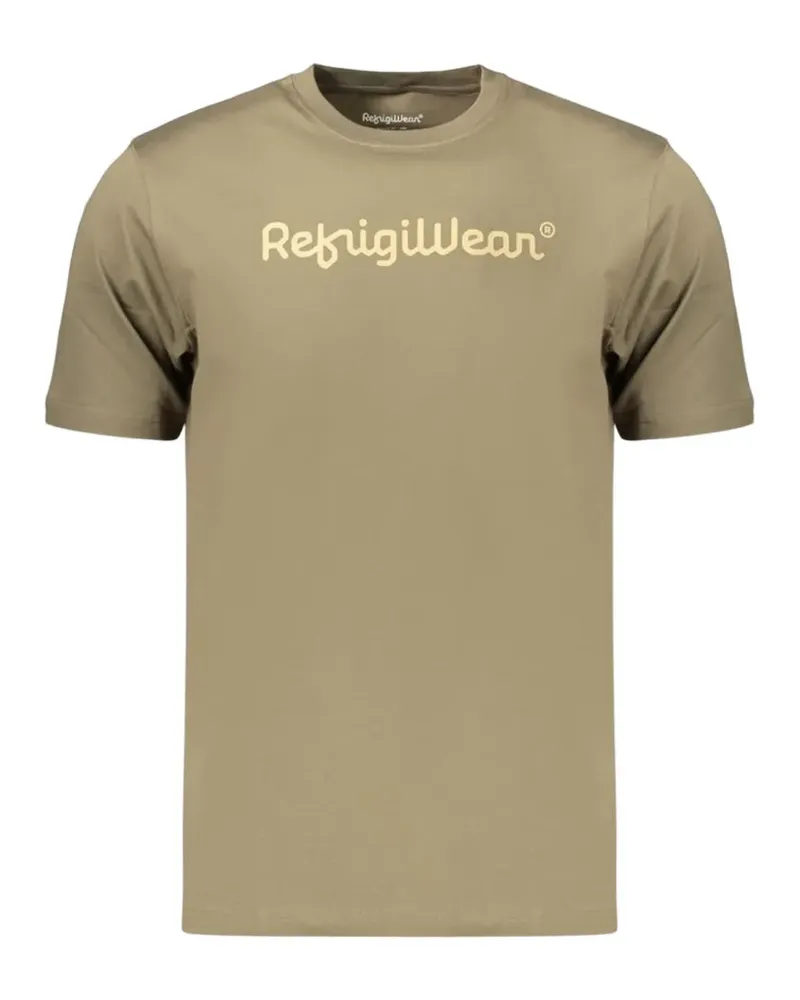 RefrigiWear Memphis T-Shirt mit Logo - Grün Grün