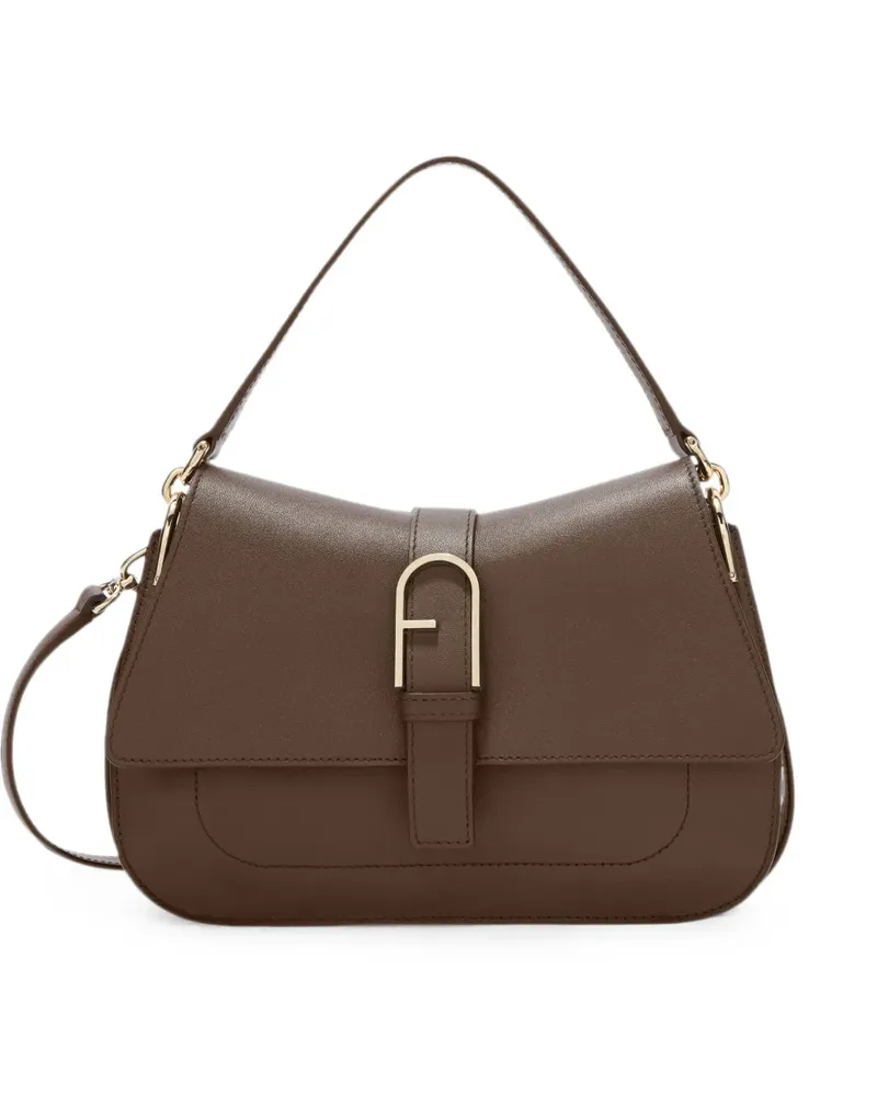 Furla Klassische Satchel-Tasche - Braun Braun