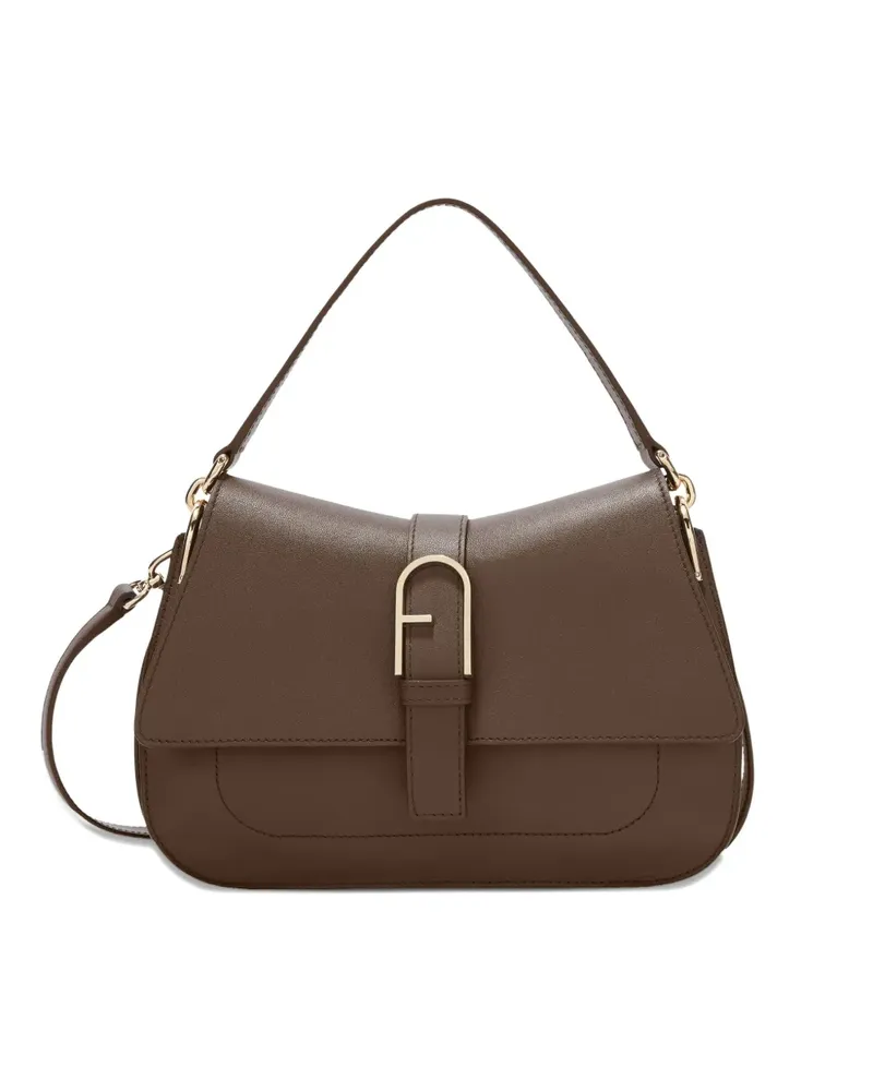 Furla Klassische Satchel-Tasche - Braun Braun