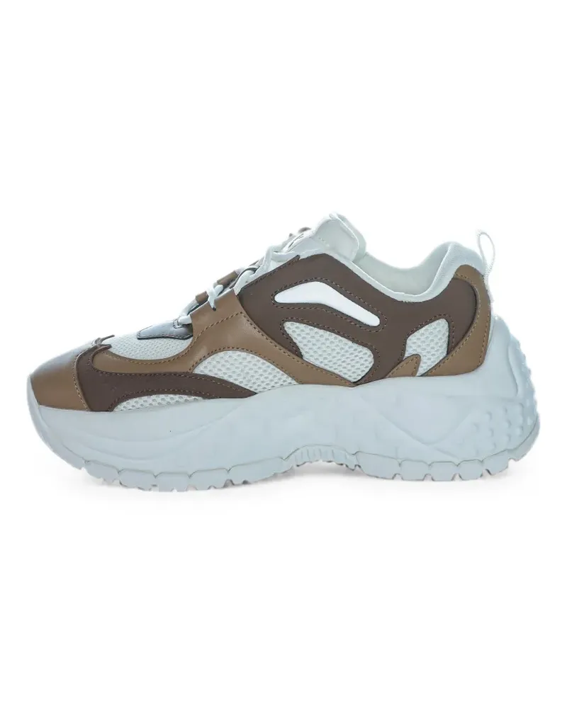 Armani Exchange panelled mesh sneakers - Weiß Weiß