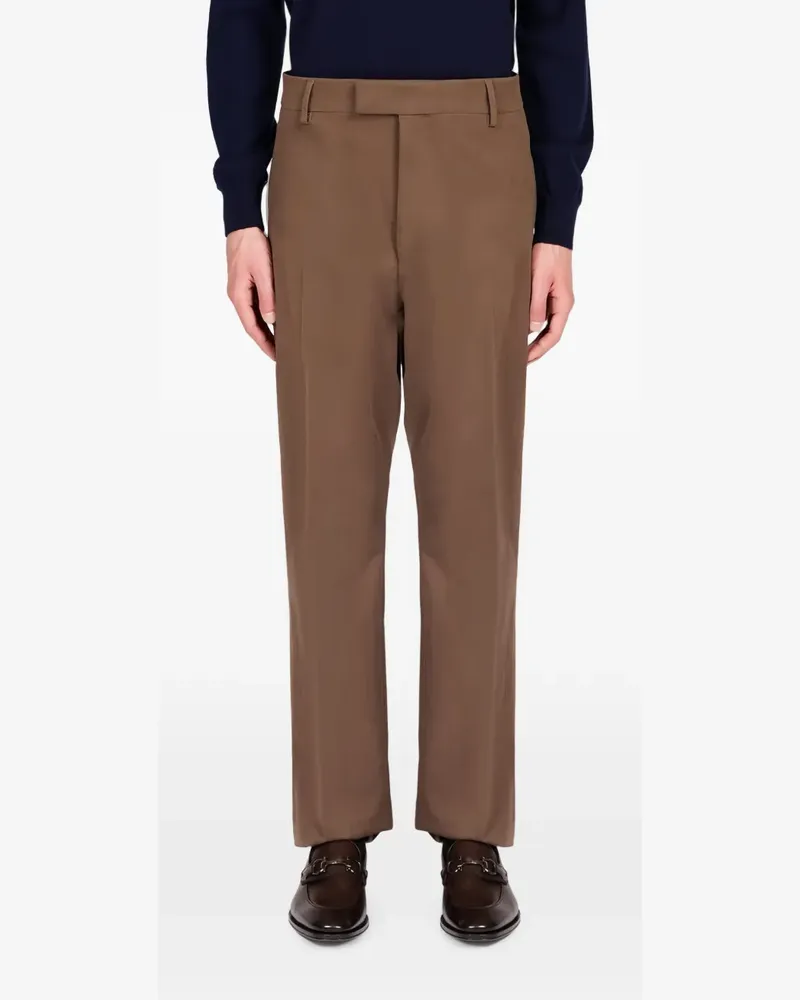 Ferragamo Klassische Straight-Leg-Hose - Braun Braun