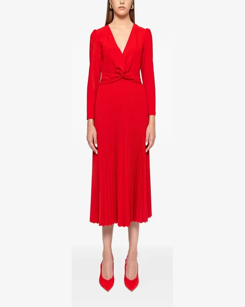 NISSA Midikleid mit Falten - Rot Rot